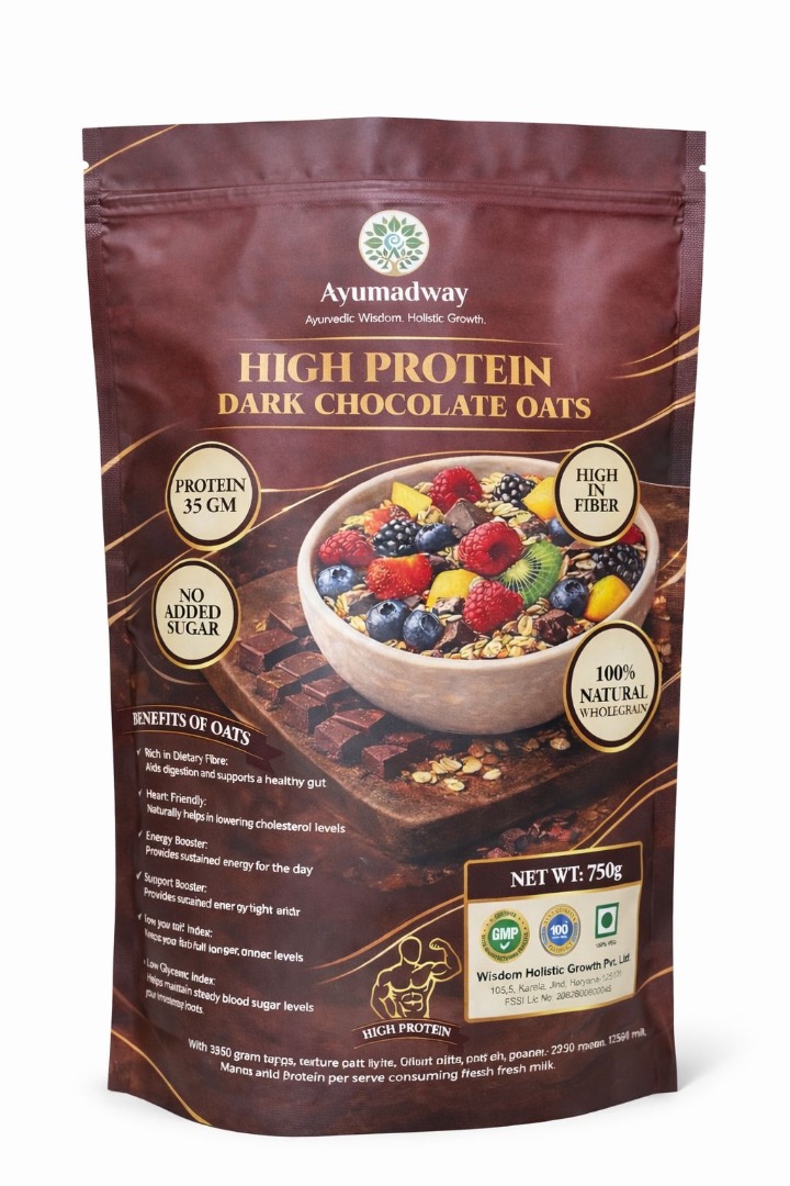 HIGH PROTEIN DARK CHOCOLATE OATS